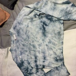 Tie dye crew neck